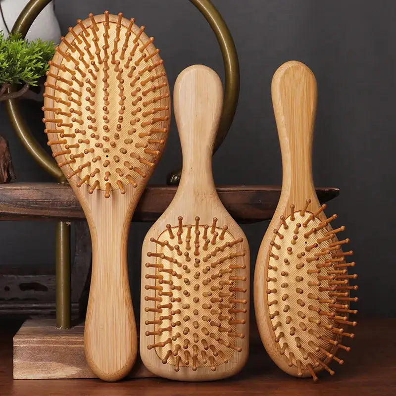 Pure bamboo hair brush