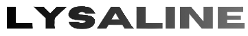 LYSALINE logo in black on a white background