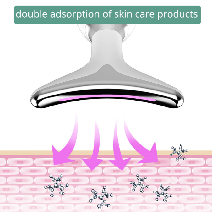 Thermal Face Neck Lifting Tighten Massager
